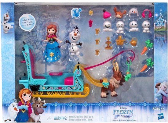 Frozen mini speelset Anna en vrienden met arrenslee | bol.com