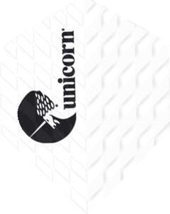 Unicorn Q 100 - White - Dart Flights — afbeelding 2
