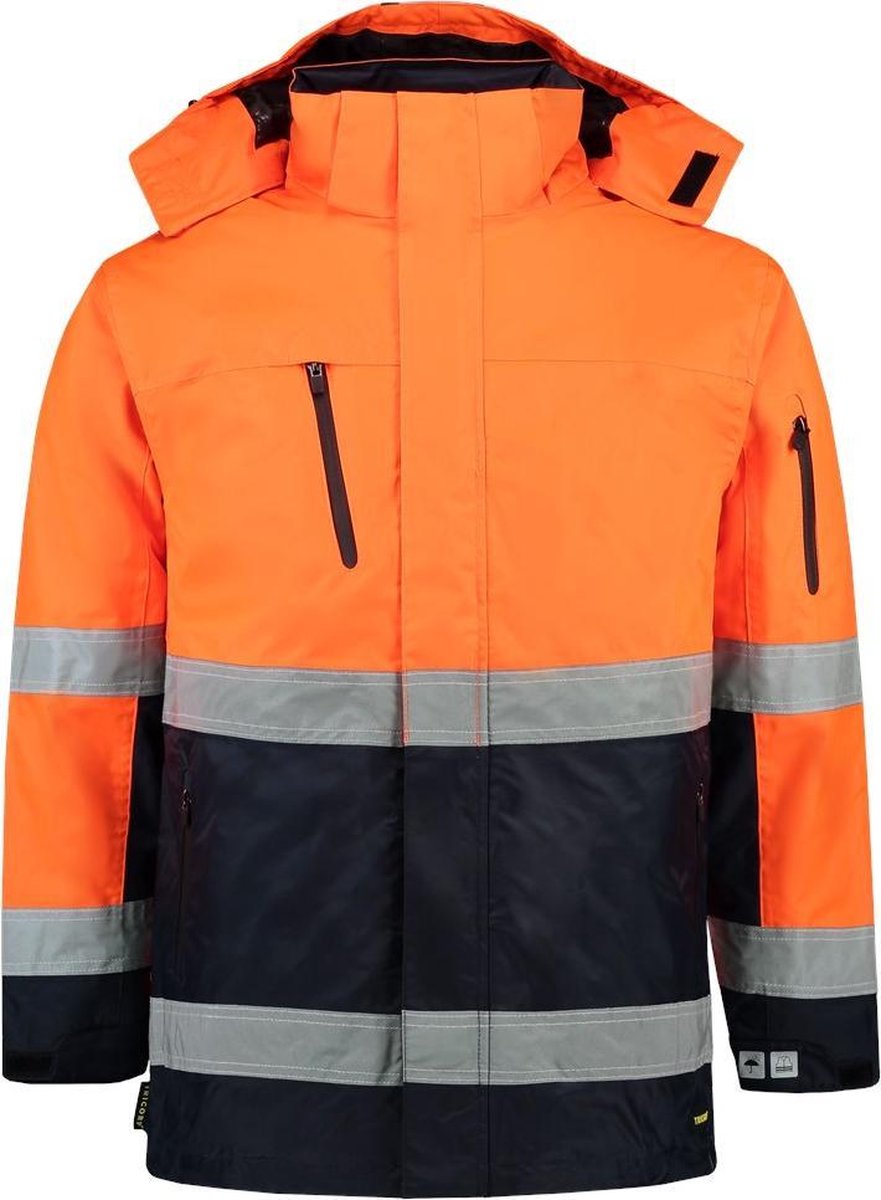 Tricorp Parka Werkjas - 403004 - Fluor Oranje / Navy - XS