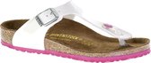 Birkenstock Gizeh Slippers - Maat 30 - Unisex - wit/bruin/roze