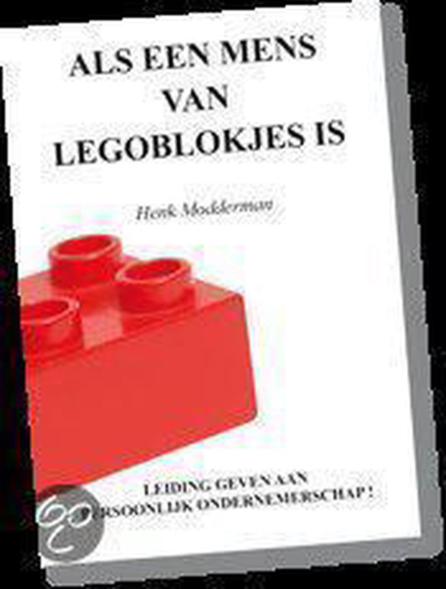 bol.com | Als een mens van legoblokjes is, Henk Modderman | 9789090269214 |  Boeken