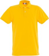 Clique Premium Heren Polo Geel maat S