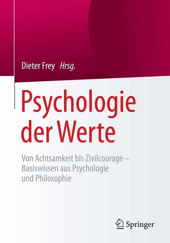 Psychology (German Language) - Psychologie der Werte - cover