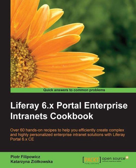 Liferay 6.x Portal Enterprise Intranets Cookbook - cover