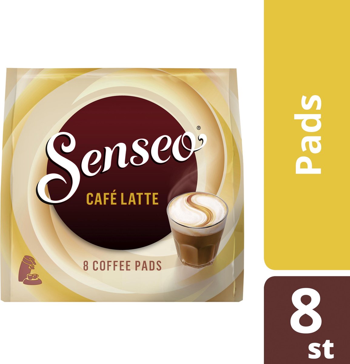 SENSEO® Café Latte koffiepads  - 8 pads - voor in je SENSEO®® machine - Senseo