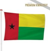 Guinee-Bissause Vlag Guinee-Bissau 100x150cm - Kwaliteitsvlag - Geschikt voor buiten