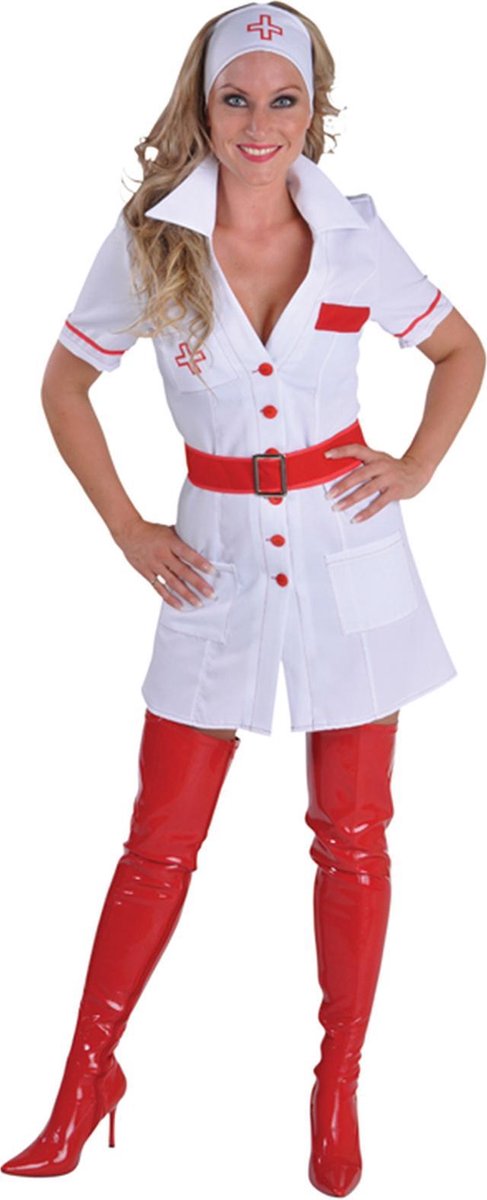 Verpleegster & Masseuse Kostuum | Ziekenhuis Verpleegster Zaal Zuster | Vrouw | XL | Carnaval kostuum | Verkleedkleding