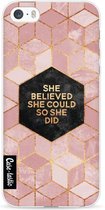 Casetastic Softcover Apple iPhone 5 / 5s / SE - She Believed She Could So She Did