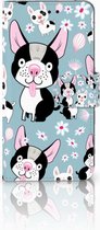 Tenphone Etui Coque pour Huawei P20 Portefeuille Chiens