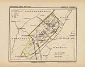 Historische kaart, plattegrond van gemeente Voorhout in Zuid Holland uit 1867 door Kuyper van Kaartcadeau.com