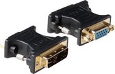 ACT AP1002 tussenstuk voor kabels DVI-A VGA Zwart, Goud