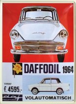 DAF Daffodil 1964 reclame auto reclamebord 30x40 cm