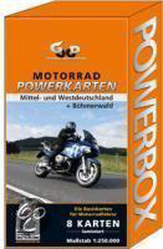 Motorrad Powerkarten West- Und Mitteldeutschland 1 : 250 000. Powerbox