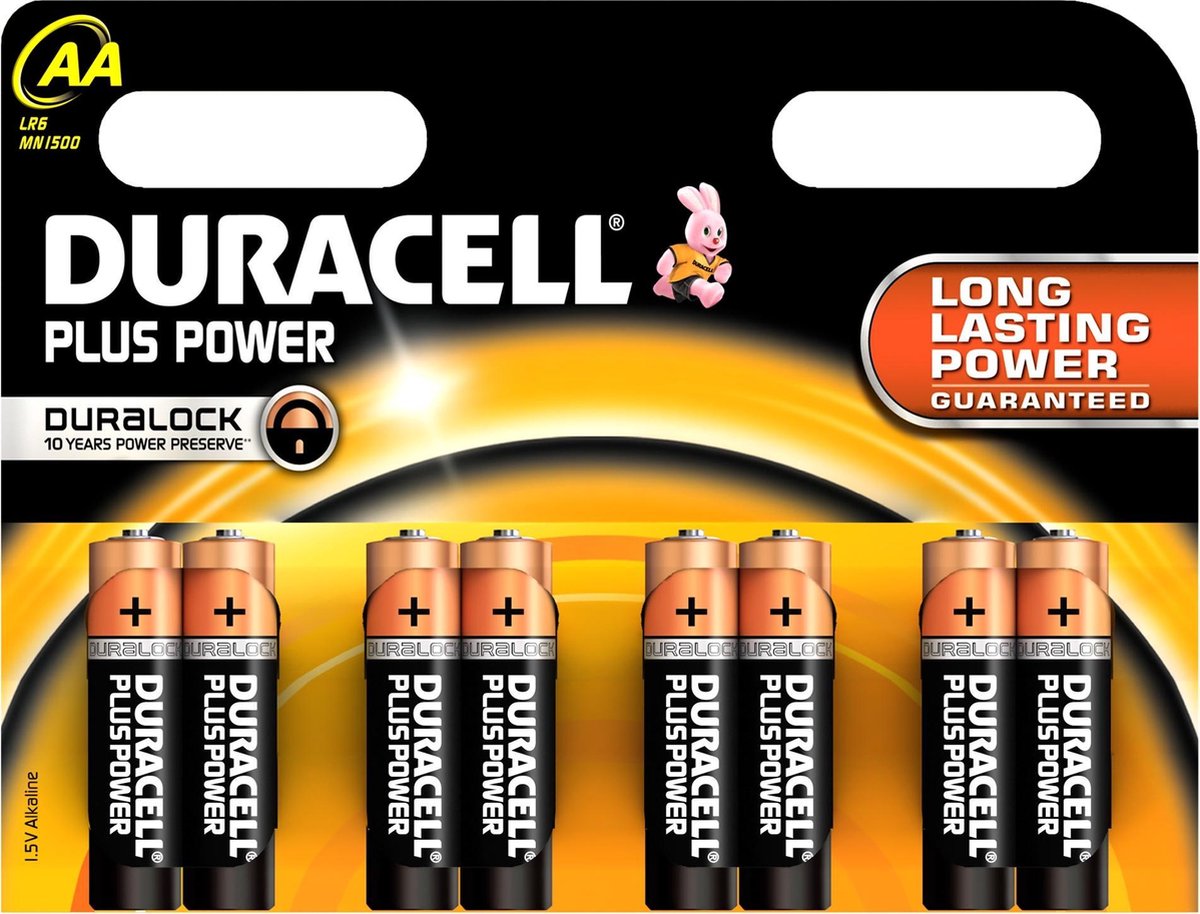 Duracell AA Power Plus Batterijen
