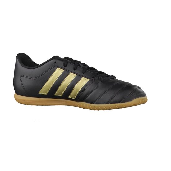 Adidas Heren Zaal Voetbalschoenen - Zwart/Goud - Maat 46,5 | bol.com