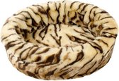 Petcomfort katten/hondenmand bont tijger 46x40x13 cm