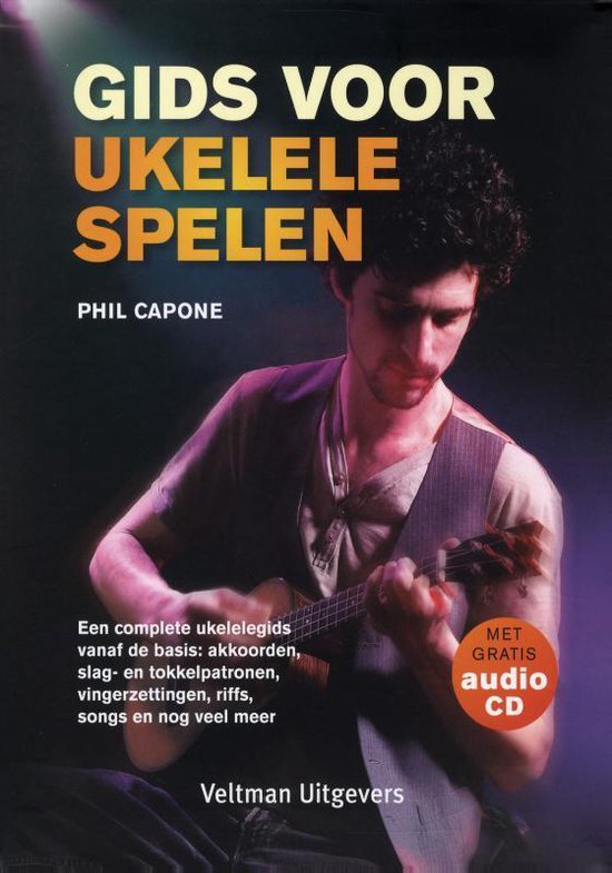 Cover van het boek 'Gids voor ukelele spelen' van Phil Capone