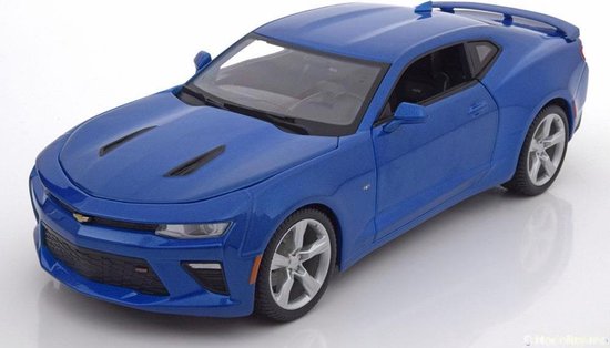 Bol Com Chevrolet Camaro Ss 16 Blauw 1 18 Maisto