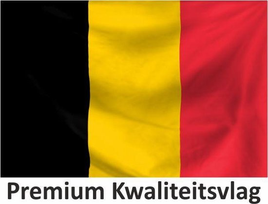 Belgische Vlag Belgie 50x75cm Premium - Kwaliteitsvlag - Geschikt voor  buiten | bol.com