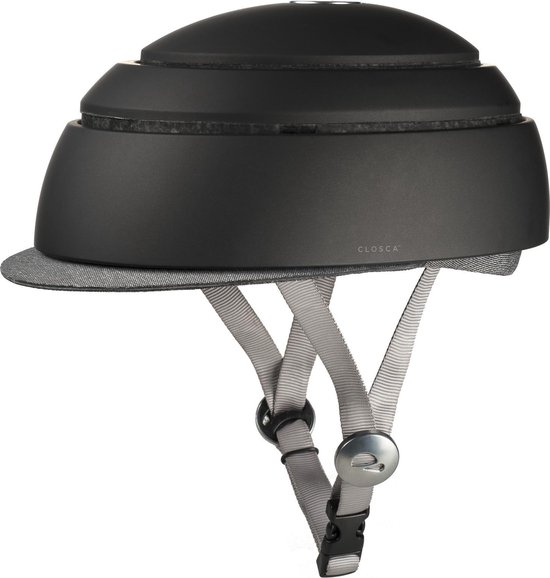 Closca – Fietshelm en Stephelm – Inklaapbaar – Unisex –Helm Zwart maat M |  bol