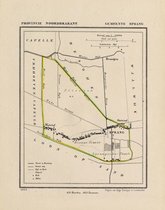 Historische kaart, plattegrond van gemeente Sprang in Noord Brabant uit 1867 door Kuyper van Kaartcadeau.com