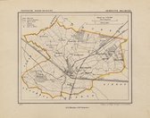 Historische kaart, plattegrond van gemeente Helmond in Noord Brabant uit 1867 door Kuyper van Kaartcadeau.com