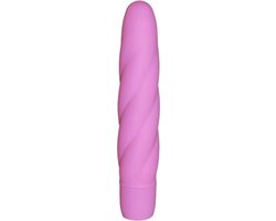 Shots Toys Vibrator Silicone Twist - Roze vibrator