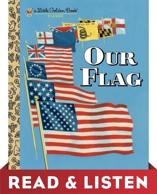 Little Golden Book - Our Flag: Read & Listen Edition - cover