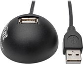 Tripp-Lite U024-005-DSK1 1-Port USB 2.0 Desktop Extension Cable (M/F), 5 ft. TrippLite