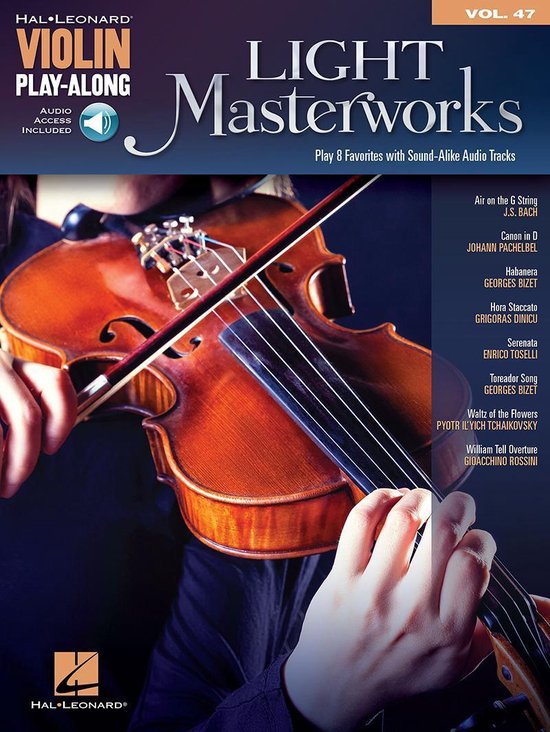 Light Masterworks Violin Play-Along - cover