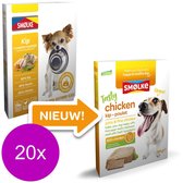 Smolke Vers Gestoomde Maaltijd - Kip&Bruine Rijst&Groente - Hondenvoer - 20 x 395 g