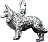 Tervuerense en Groenendaeler herder * Hanger Hond * merk COOLDOG™ * .925 Zilver