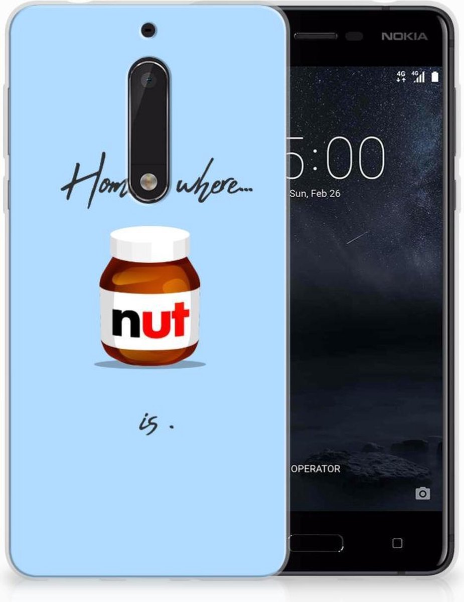 TPU Hoesje voor Nokia 5 Siliconen Case Nut Home
