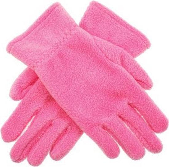 Roze kinder fleece handschoenen | bol.com