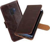 BestCases - Samsung Galaxy S9 Pull-Up booktype hoesje mocca