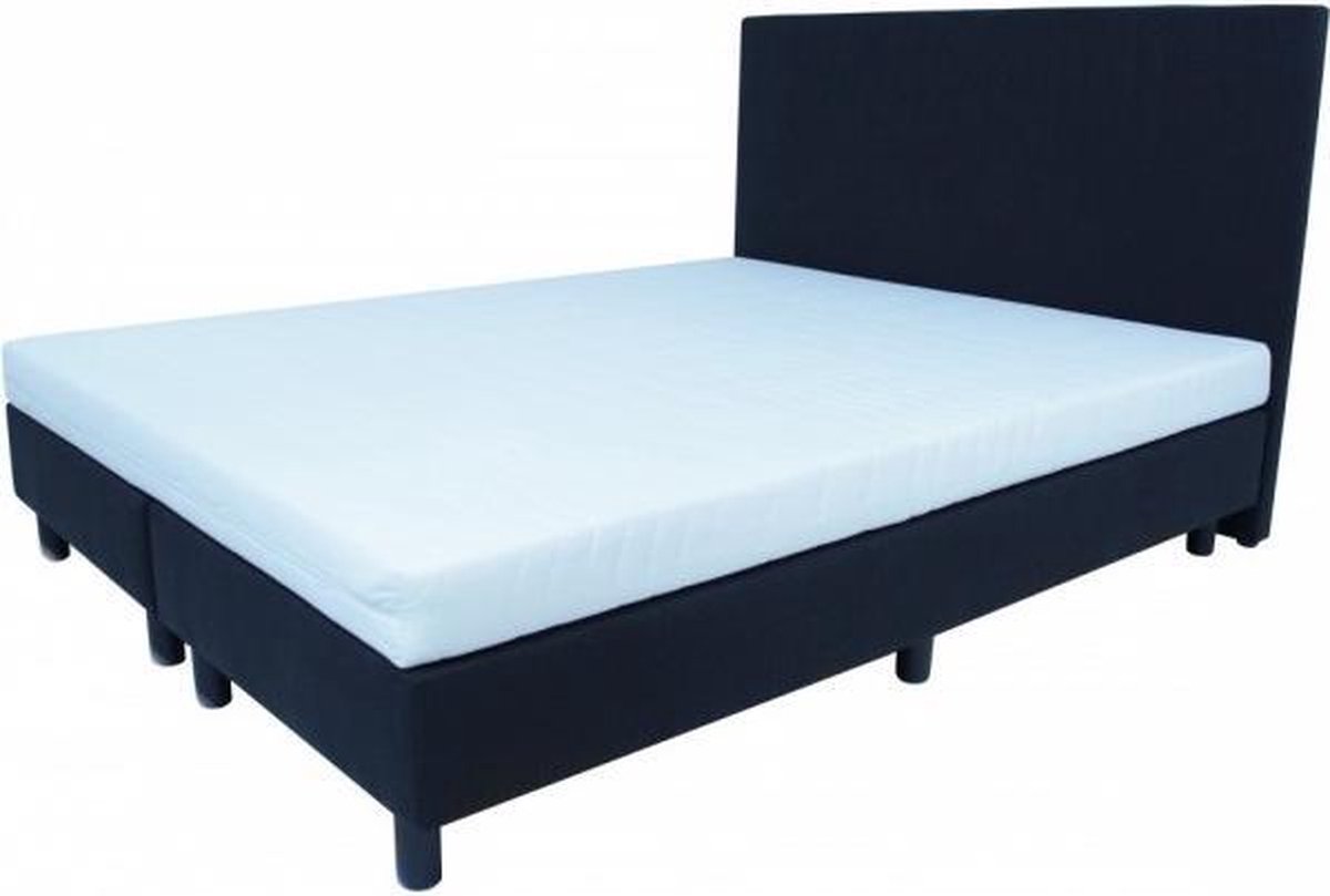 Goedkoop 2persoons Boxspring – Goedkoop Boxspring inclusief matras grijs 160x200