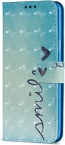 Samsung Galaxy S9 Plus Shiny Book Case - Smile