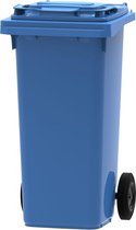 Mini container 120 liter 120liter 120l blauw