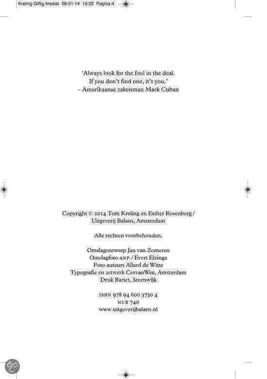 Pagina met een citaat van Mark Cuban en copyrightinformatie.