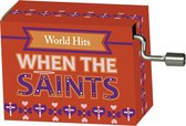 Muziekdoosje wereldhits met melodie van When the saints