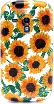 Samsung Galaxy S3 Mini i-8190 TPU Hoesje Zonnebloemen