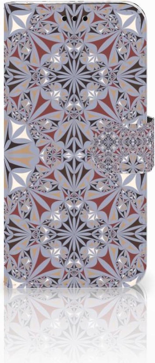 Samsung Galaxy J5 2017 Bookcase Flower Tiles