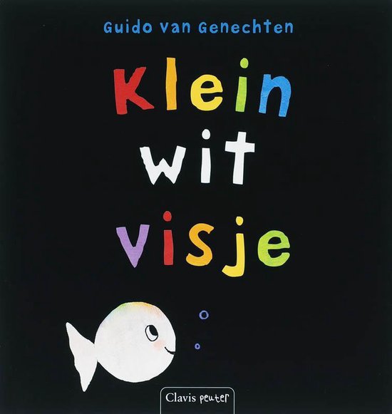 Cover van het boek 'Klein wit visje kartonboek' van G. van Genechten