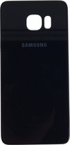 Samsung Galaxy S6 Edge Back cover glas Zwart Glasplaat reparatie onderdeel