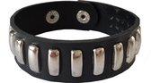 Fako Bijoux® - Armband - Studs - Rechthoek - Zwart