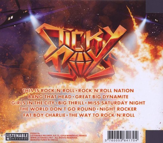 Sticky Boys - This Is Rock 'n' Roll, Sticky Boys, CD (album), Muziek