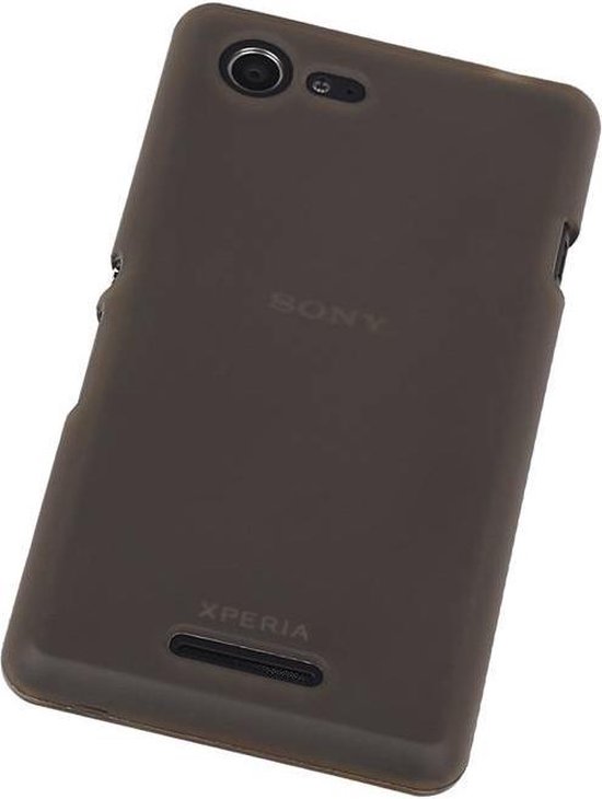 entiteit Prestatie Gelijkmatig Sony Xperia E3 - TPU Hoesje Transparant Grijs - Back Case Bumper Hoes Cover  | bol.com