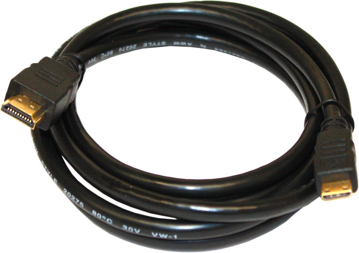 HDMI naar Mini HDMI Hoge Snelheid met Ethernet Kabel (2.0 meter)