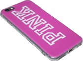Roze pink hoesje siliconen Geschikt voor iPhone 6 / 6S