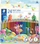 STAEDTLER Noris colour driekantig kleurpotlood - set 24 st